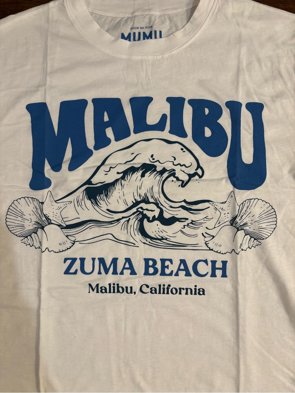 Show Me Your MuMu White Malibu Graphic Tee - Picture 4 of 7